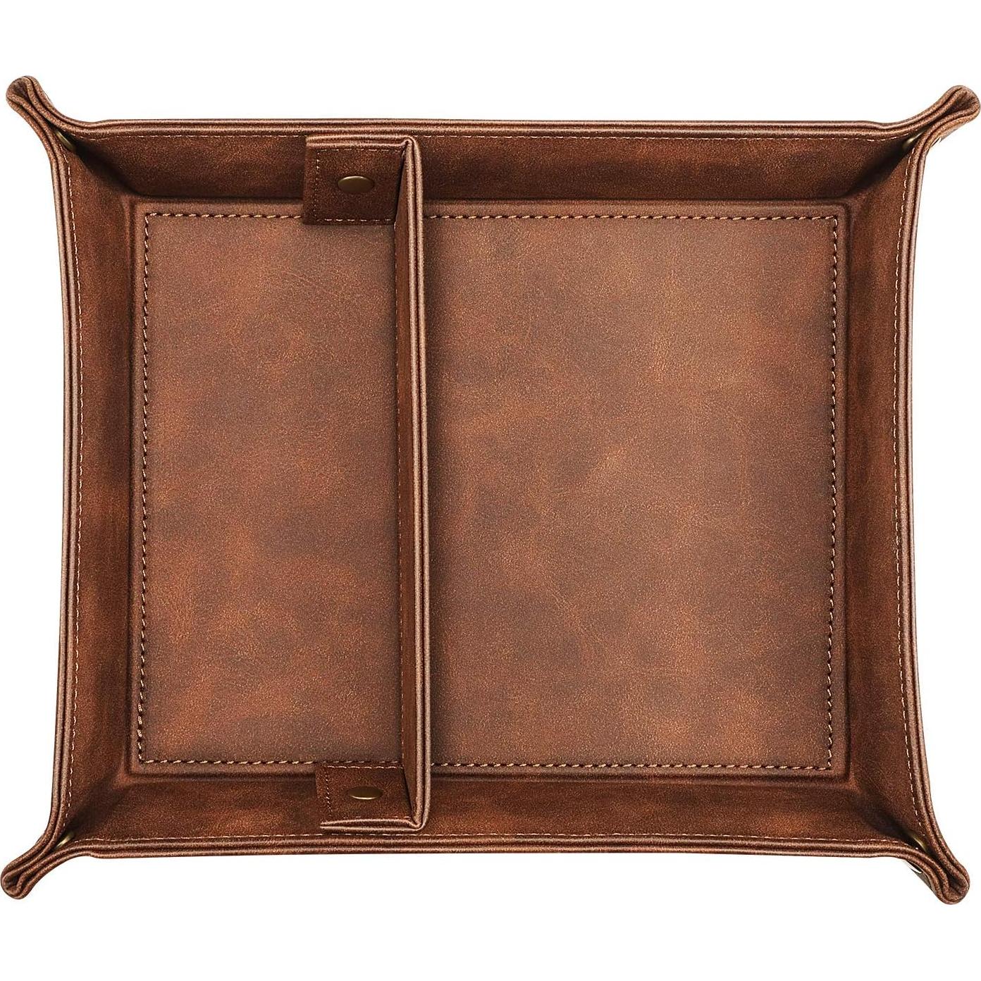 Bandeja Organizador de Escritorio SITHON Plegable Marrón