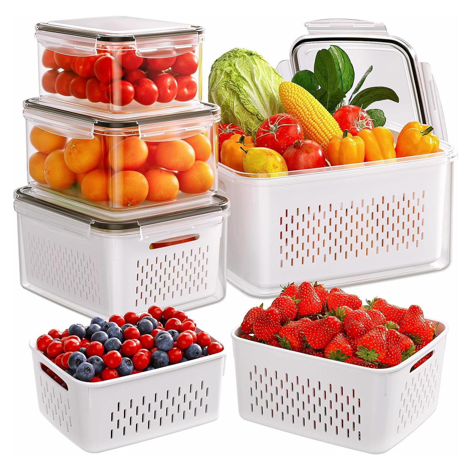 Contenedores de Almacenamiento Winproper 5 Piezas 4 en 1