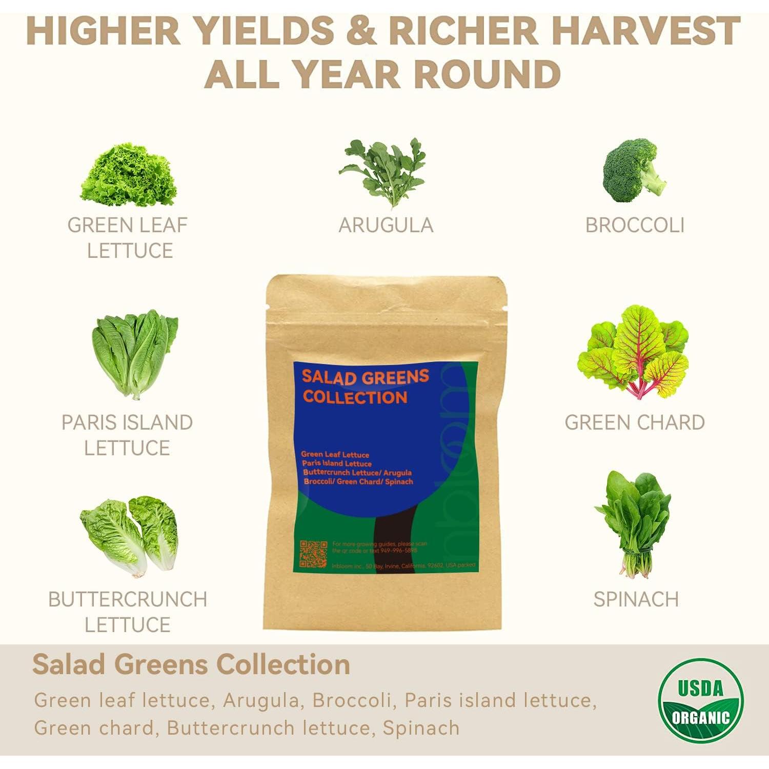 Kit Hidropónico inbloom 12 Válvulas + 350 Semillas Orgánicas