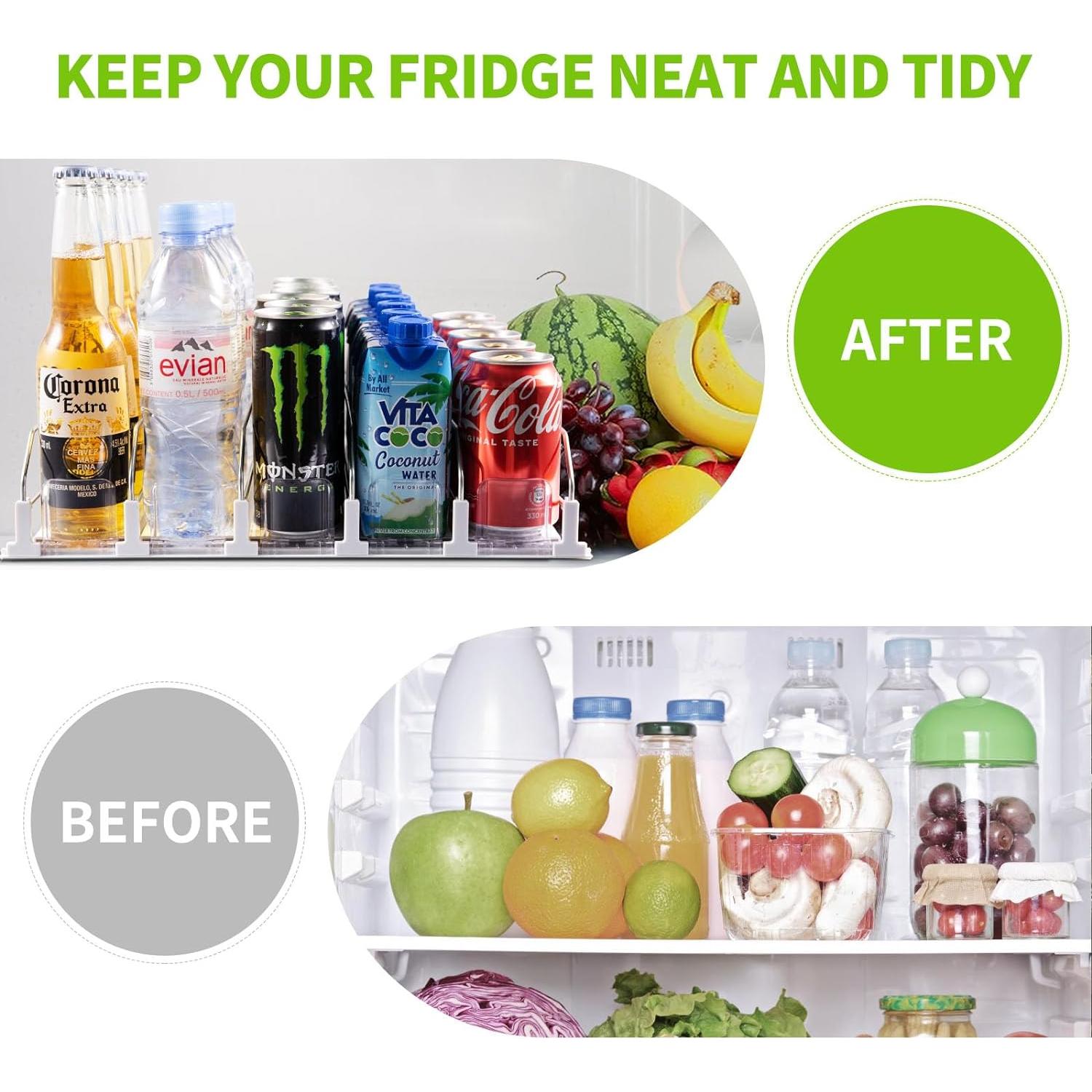 Organizador de Bebidas para Nevera 25 Latas 5 Filas