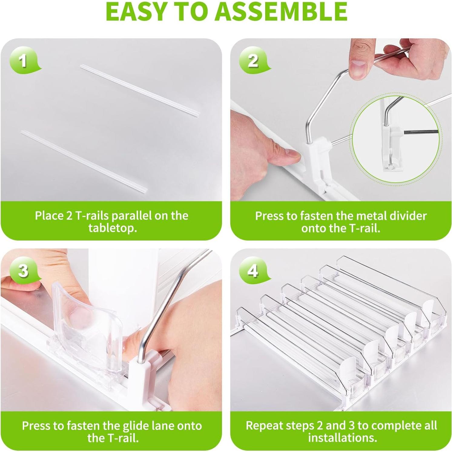 Organizador de Bebidas para Nevera 25 Latas 5 Filas