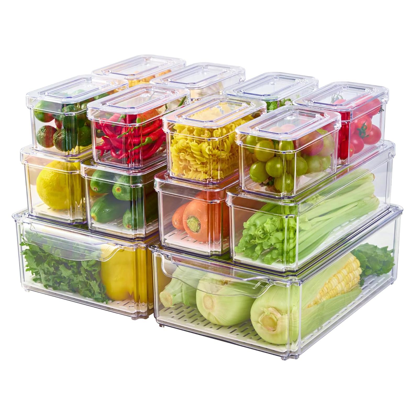 Paquete de 14 Organizadores de Refrigerador JollyPack