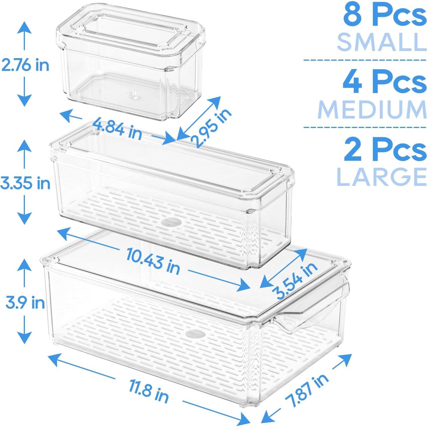 Paquete de 14 Organizadores de Refrigerador JollyPack
