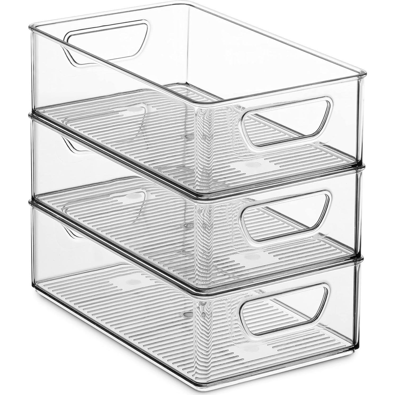 Juego de 6 Contenedores Organizadores Apilables para Alimentos