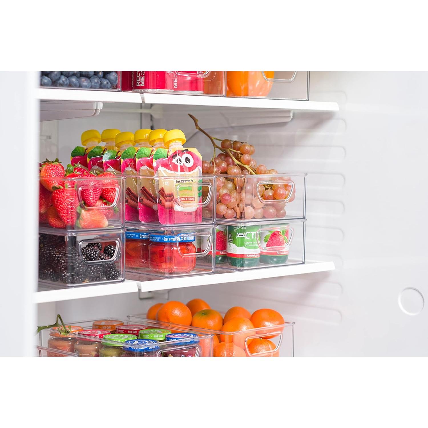 Juego de 6 Contenedores Organizadores Apilables para Alimentos