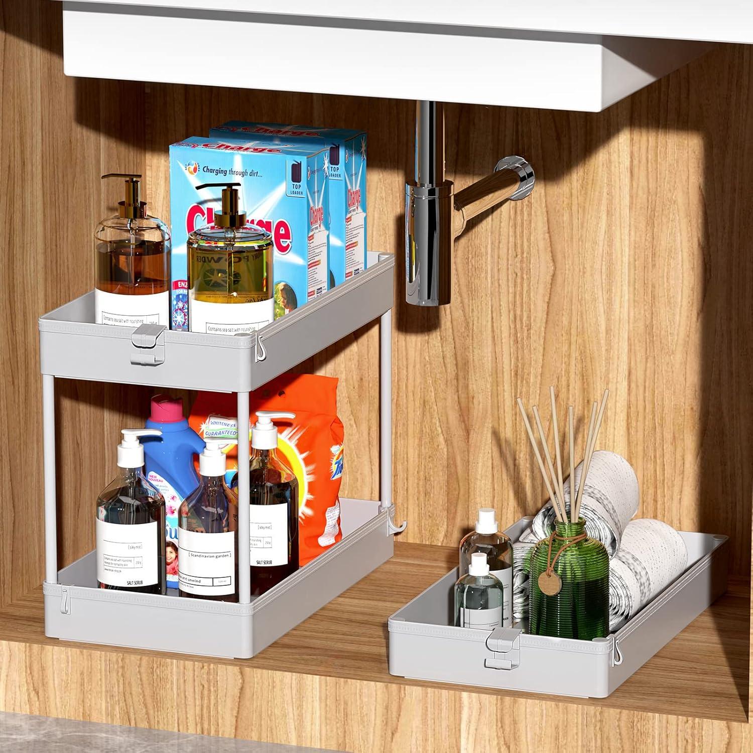 Carro de Almacenamiento Rodante SPACEKEEPER 3 Niveles Gris