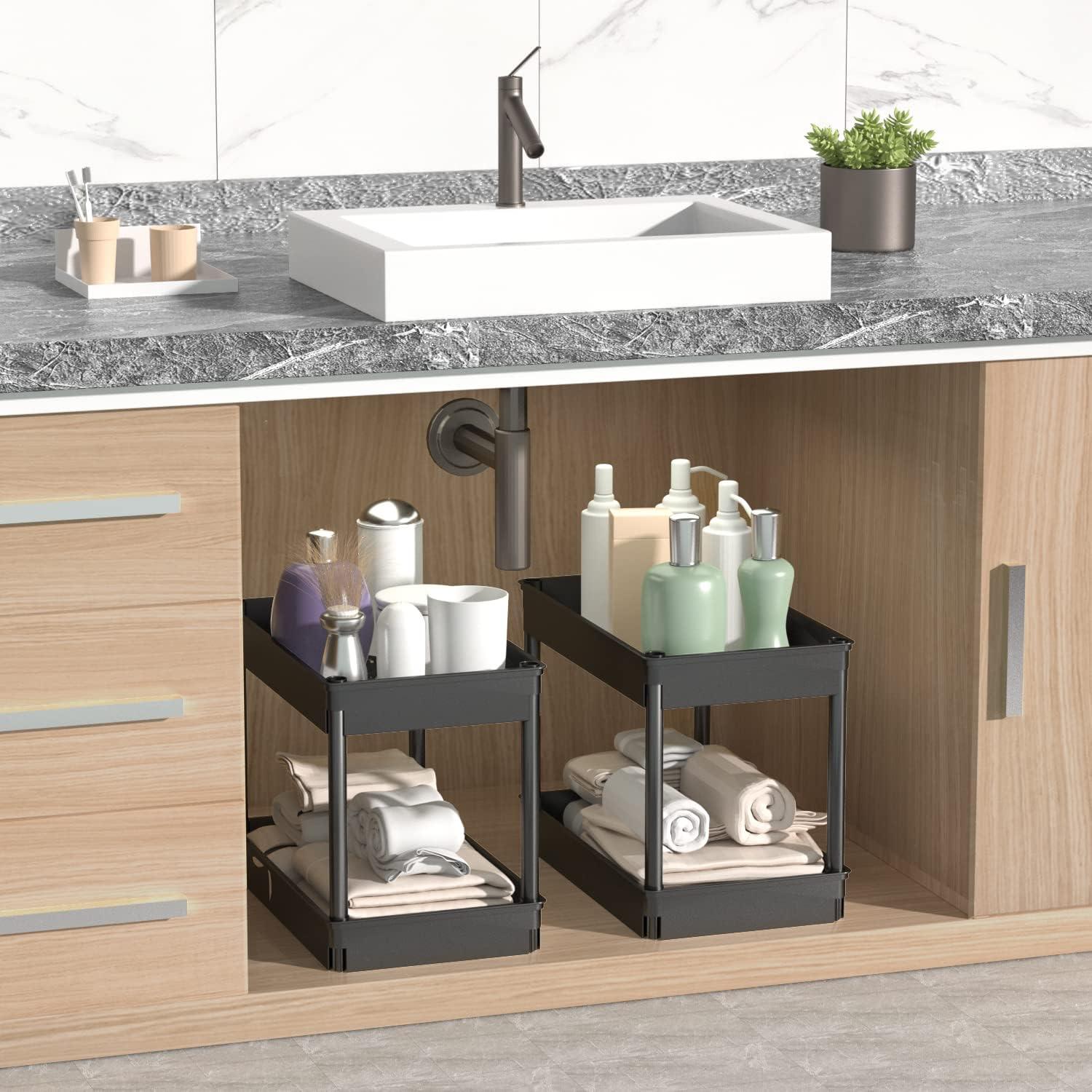 Carro de Almacenamiento Móvil Sooyee 4 Niveles Negro