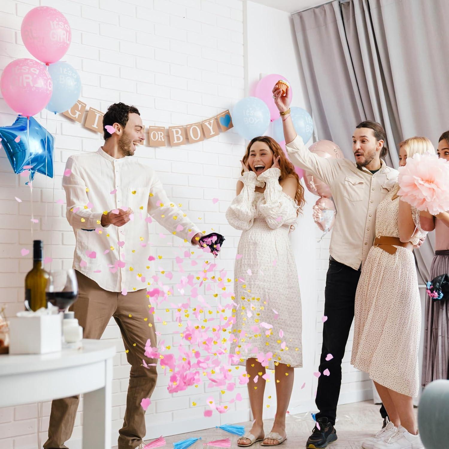 Kit de Globos Revelación de Género 16 Piezas SERONLINE