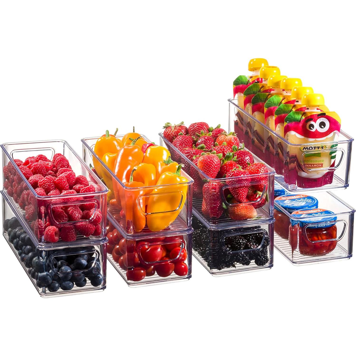 Juego de 8 Contenedores Organizadores Apilables Seseno 10L