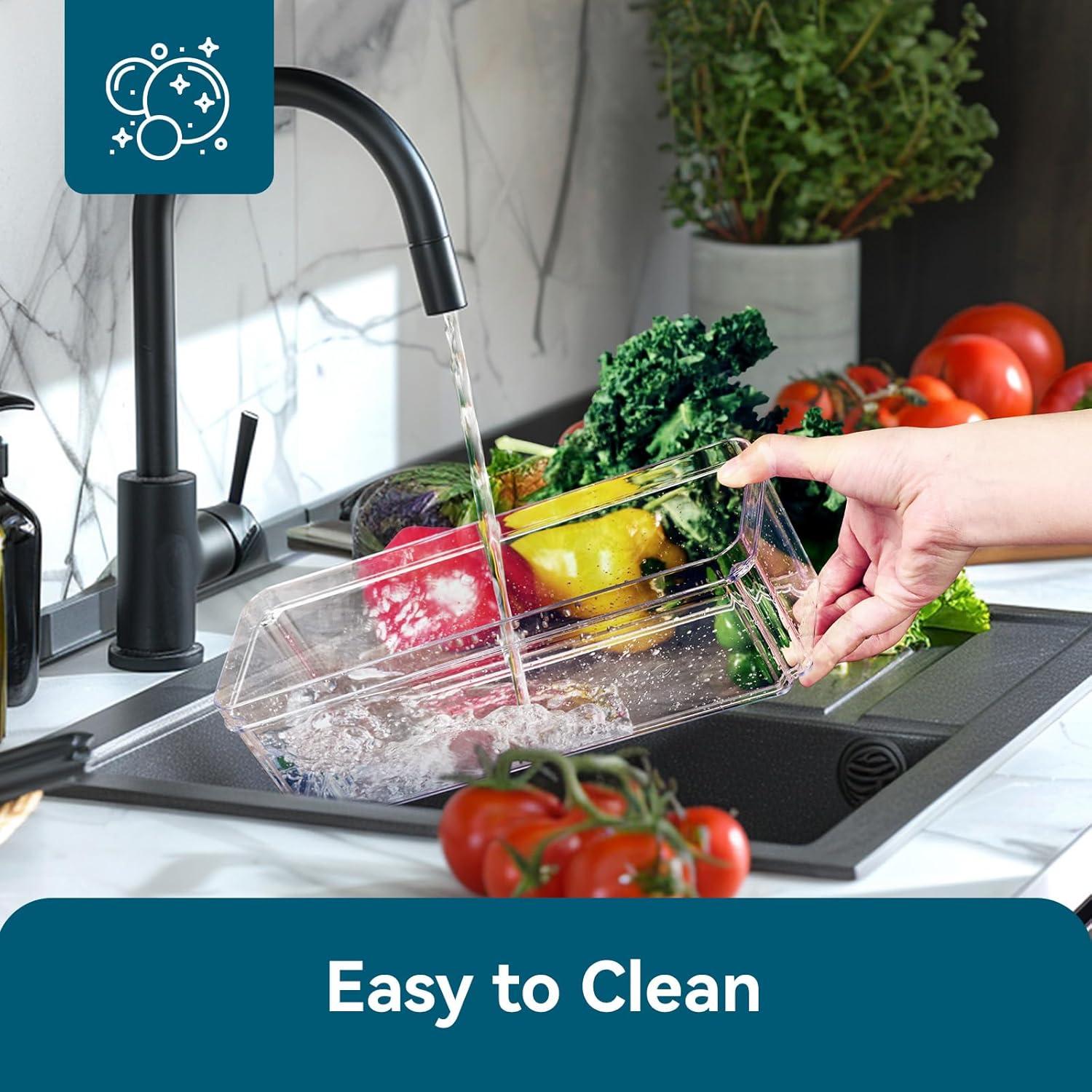 Paquete de 10 Organizadores Transparentes Luckore 13900 ml