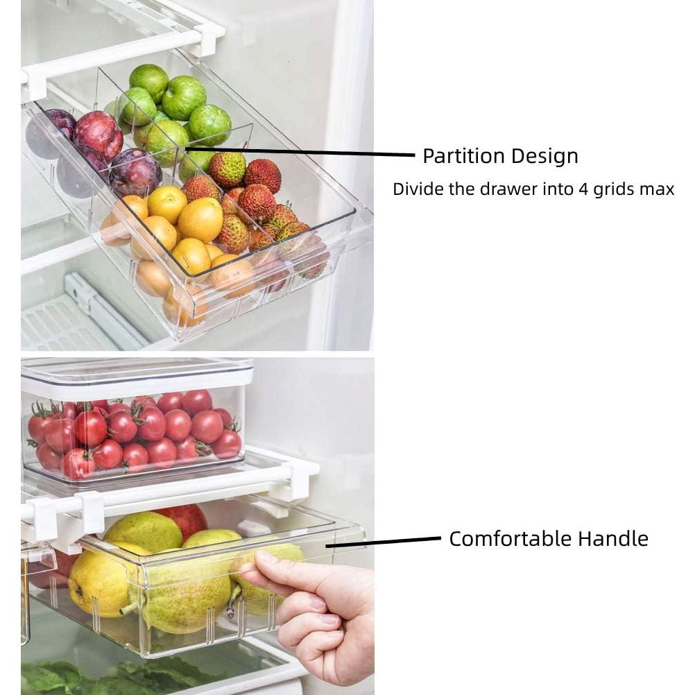Organizador de Cajones para Refrigerador YekouMax 29.97x20.32 cm
