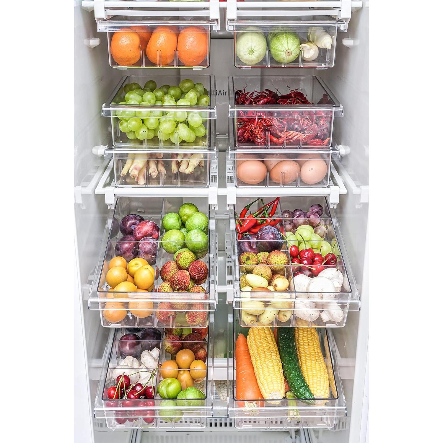 Organizador de Cajones para Refrigerador YekouMax 29.97x20.32 cm