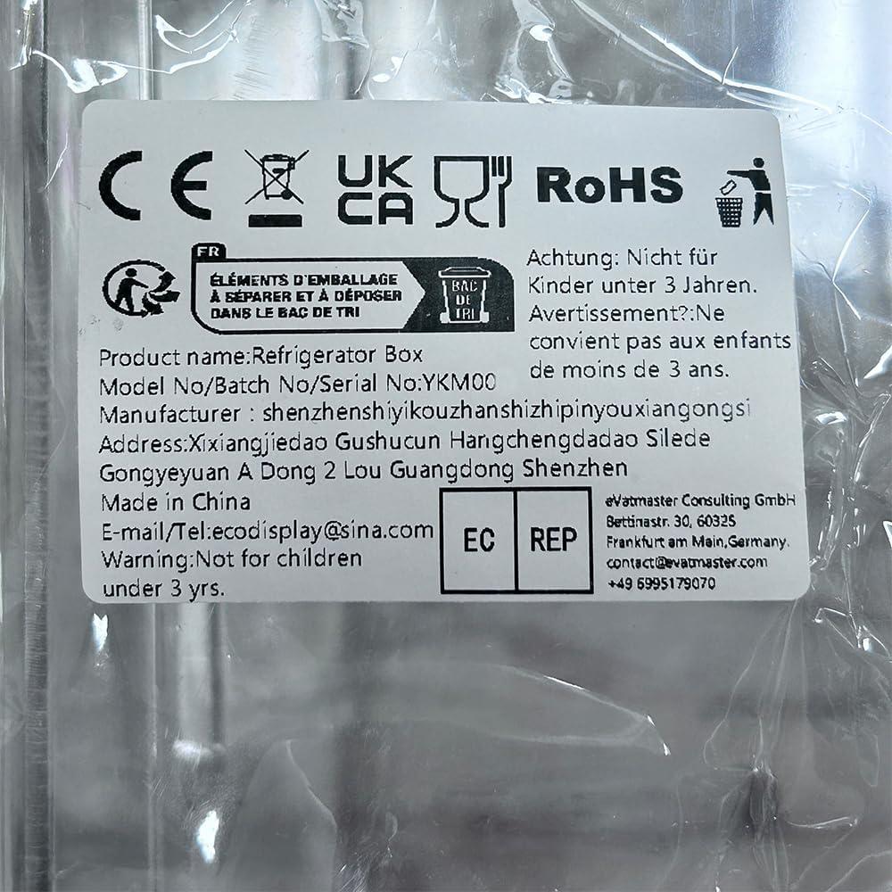 Organizador de Cajones para Refrigerador YekouMax 29.97x20.32 cm