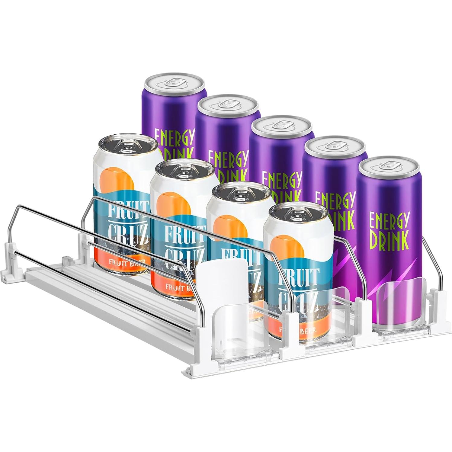 Organizador de Bebidas asika para Nevera 3 Filas Ajustable