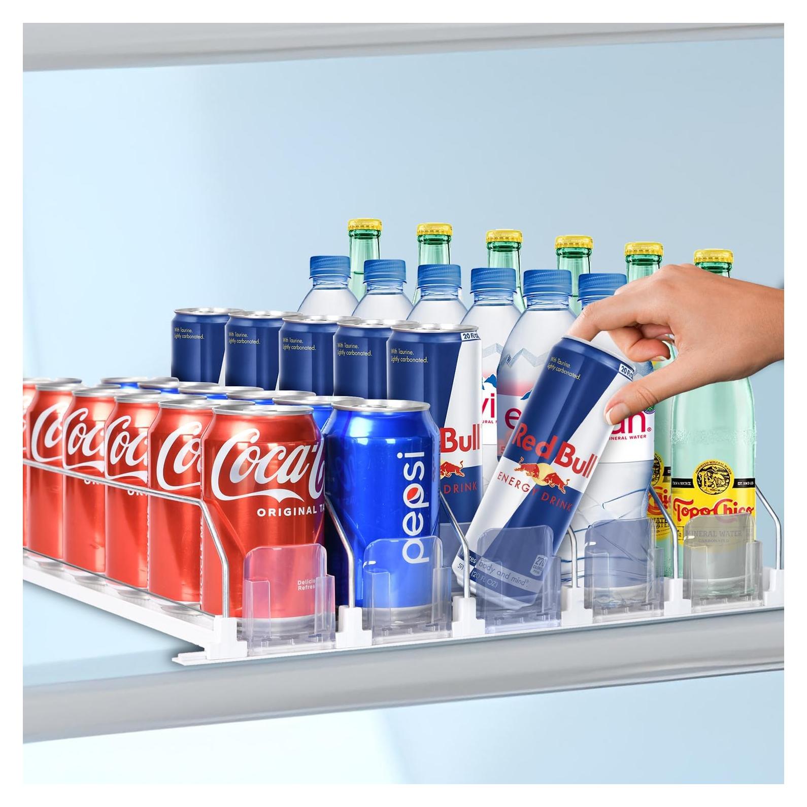 Organizador de Bebidas TYDIE para Nevera Ajustable 6 Latas