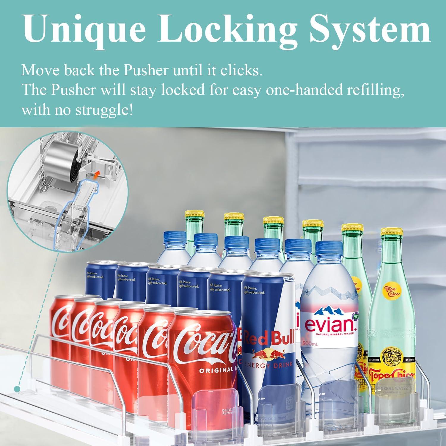 Organizador de Bebidas TYDIE para Nevera Ajustable 6 Latas