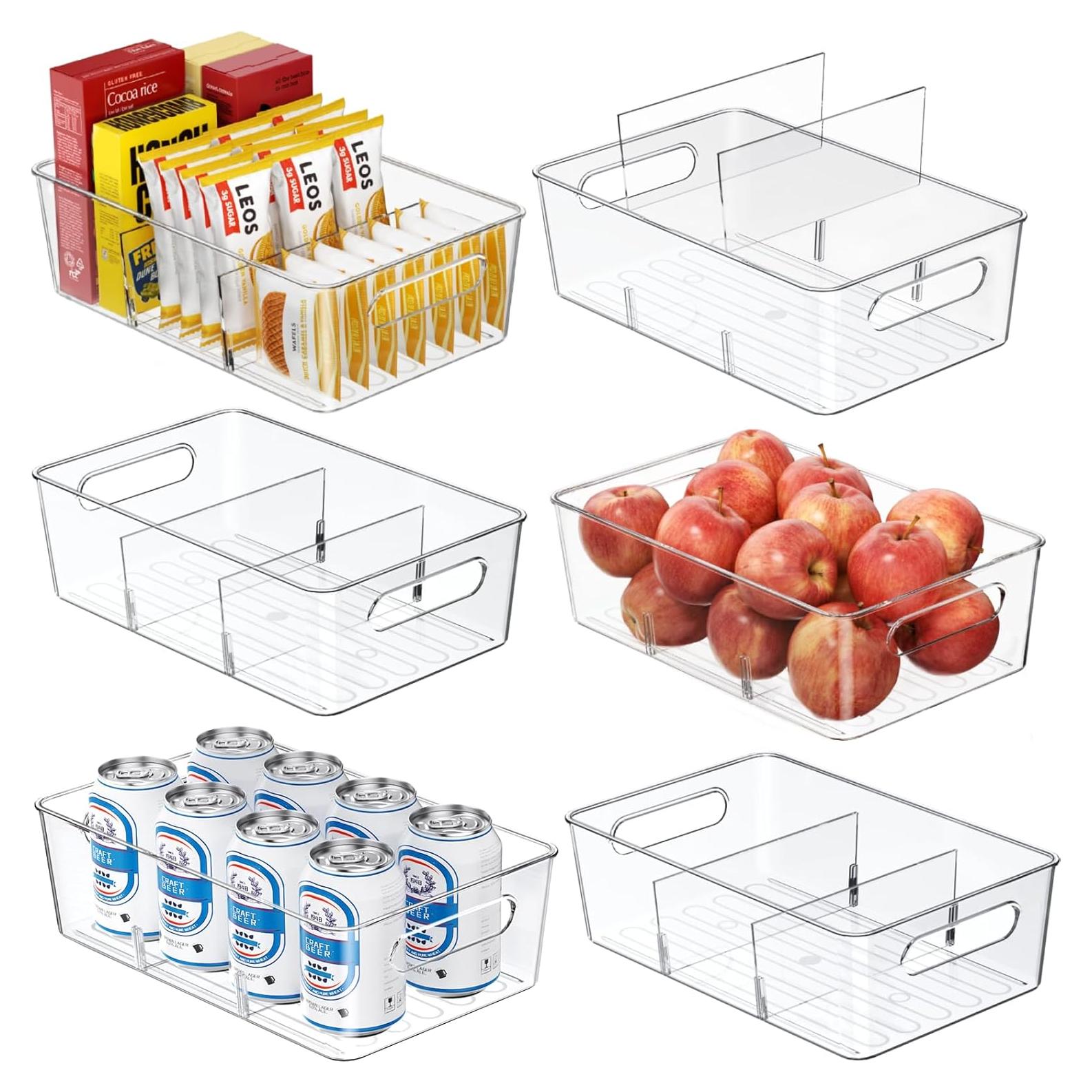 6 Organizadores de Almacenamiento Mpotmiy para Cocina 28,5x18,3 cm