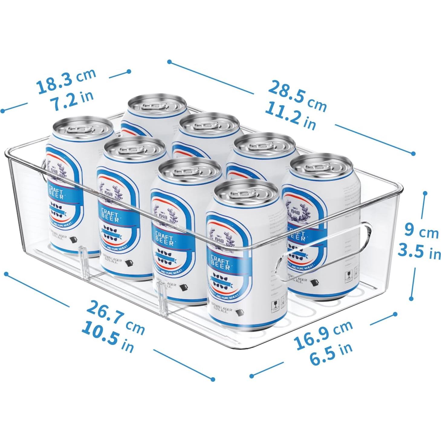 6 Organizadores de Almacenamiento Mpotmiy para Cocina 28,5x18,3 cm
