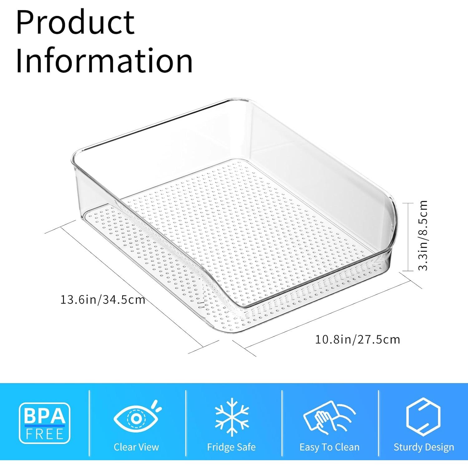 Ettori Organizador de Botellas de Agua 2 Piezas 34,5x27,4cm