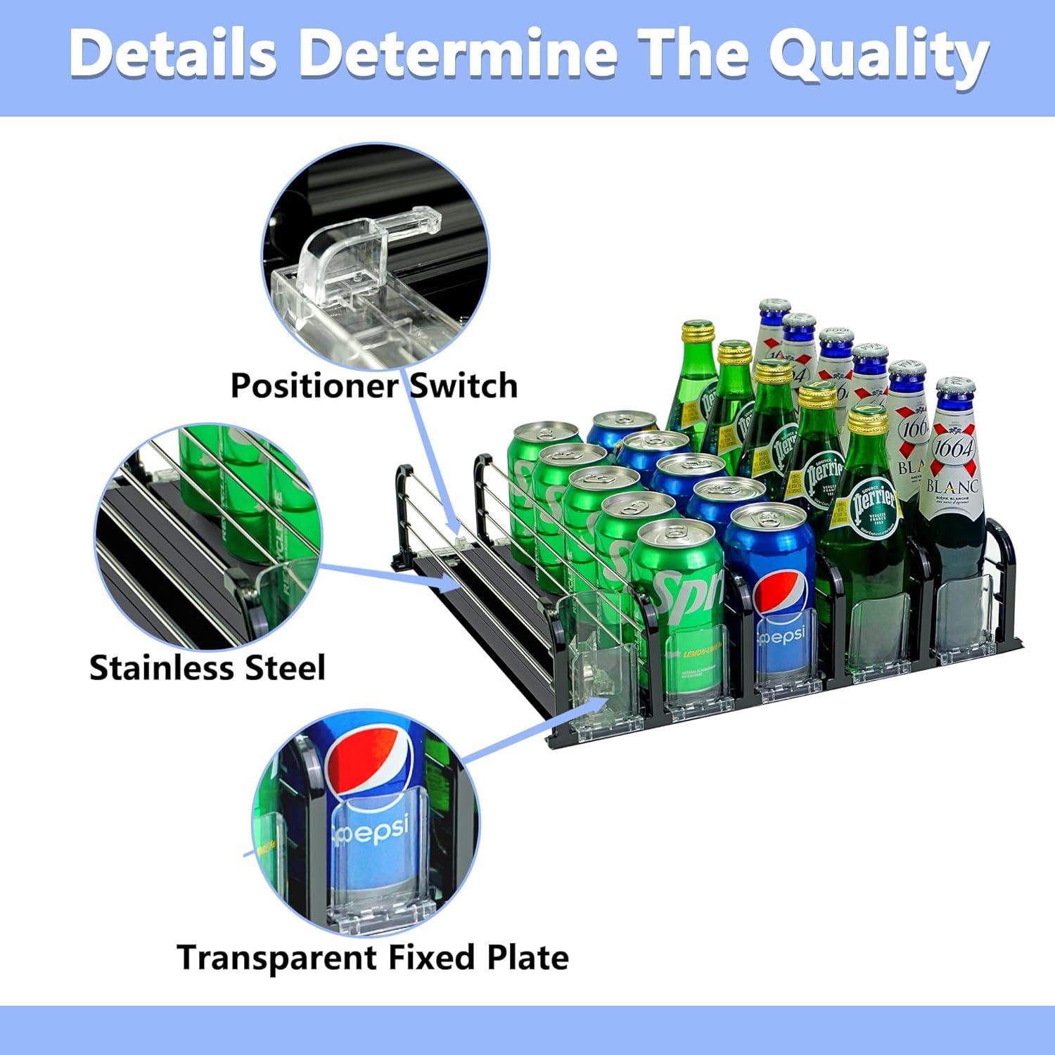 Organizador de Bebidas Yedyoi para Nevera 25 Latas 38x38 cm