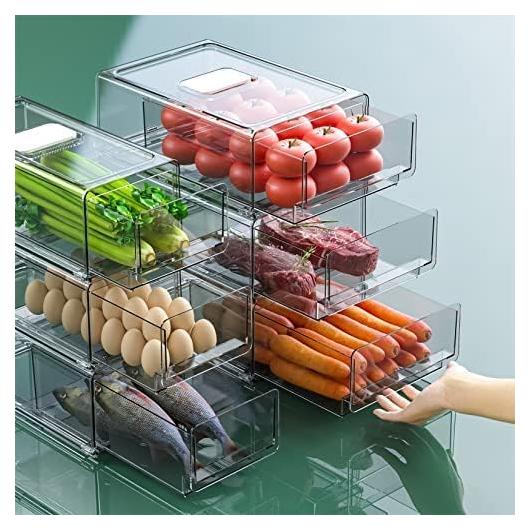 Organizadores de Despensa YekouMax 2 Pack Extra Grande y Mediana