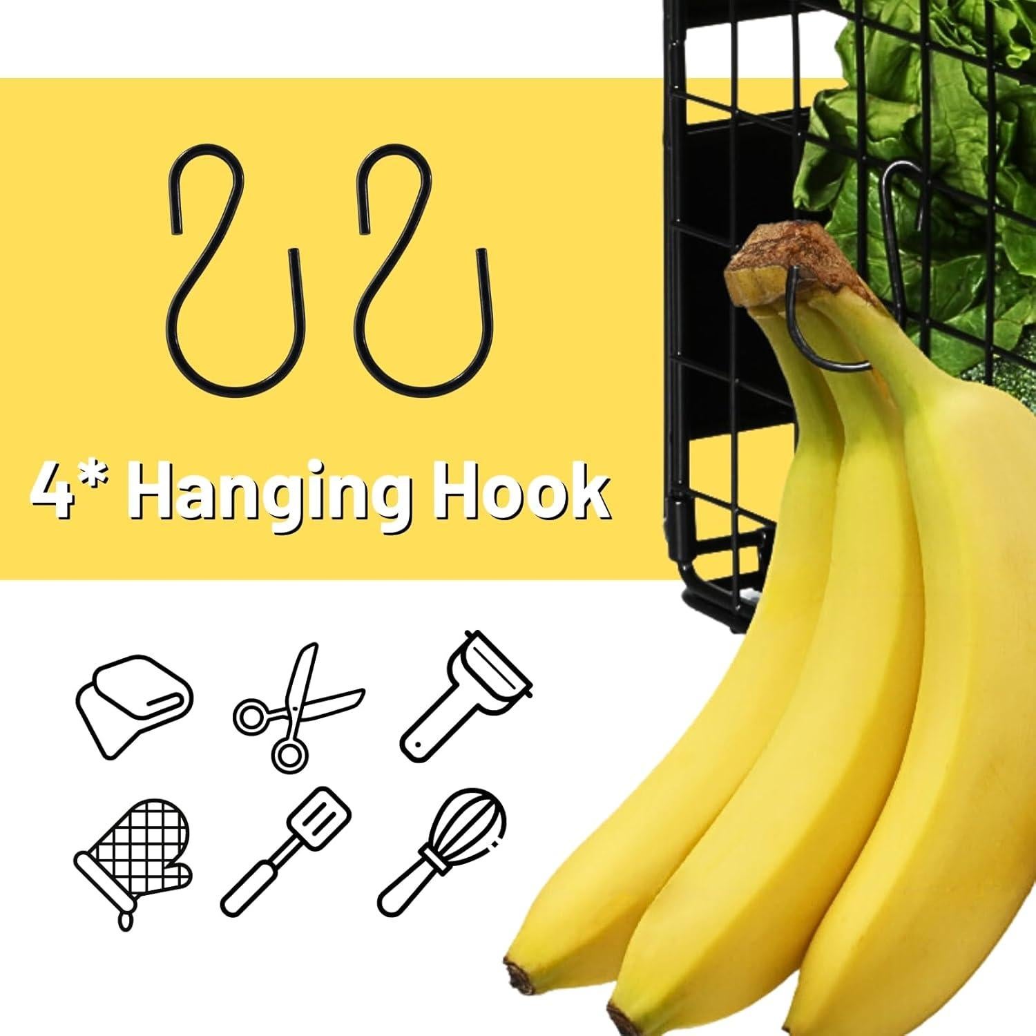 Estante Magnético Ofiray-home para Nevera 2.99 kg Negro