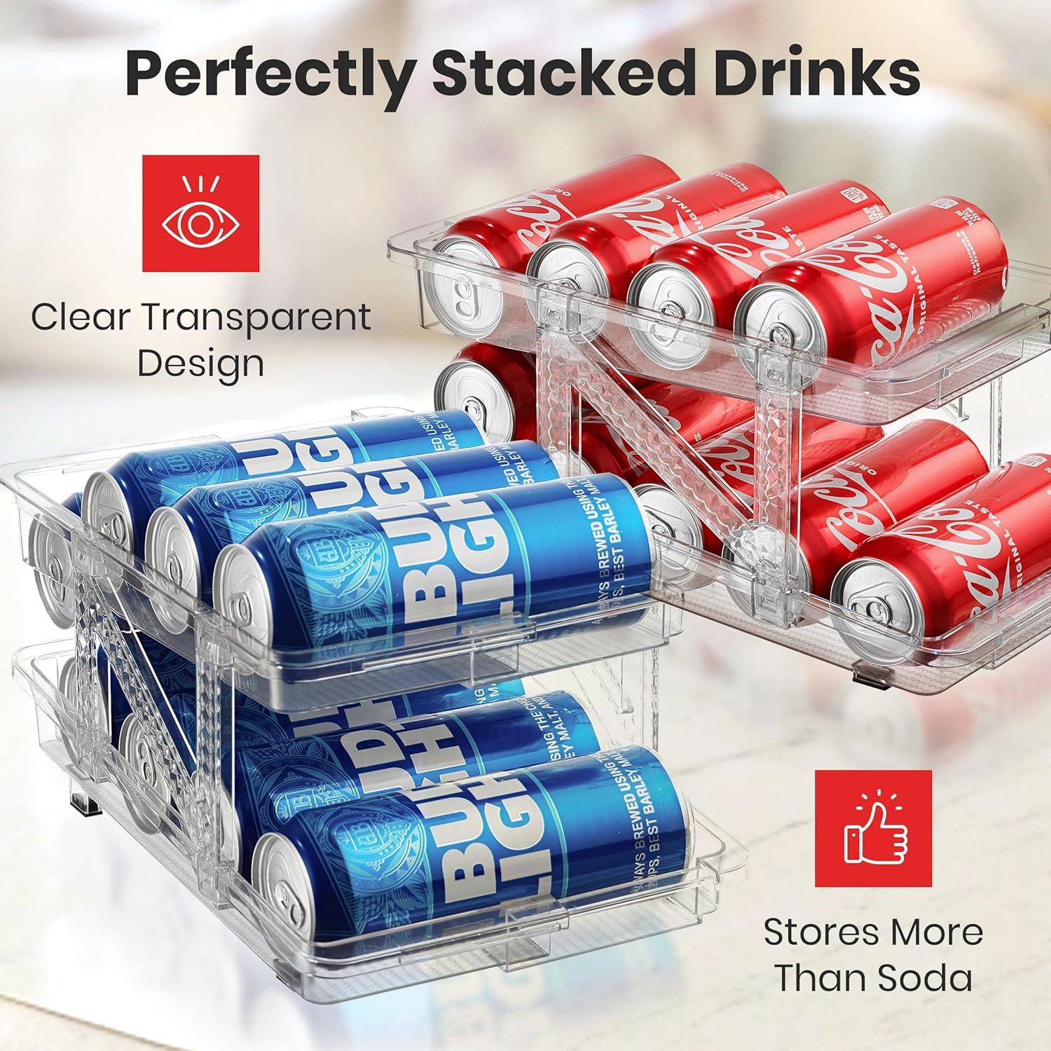 Dispensador de Latas Expandible Oizeir - Paquete de 2