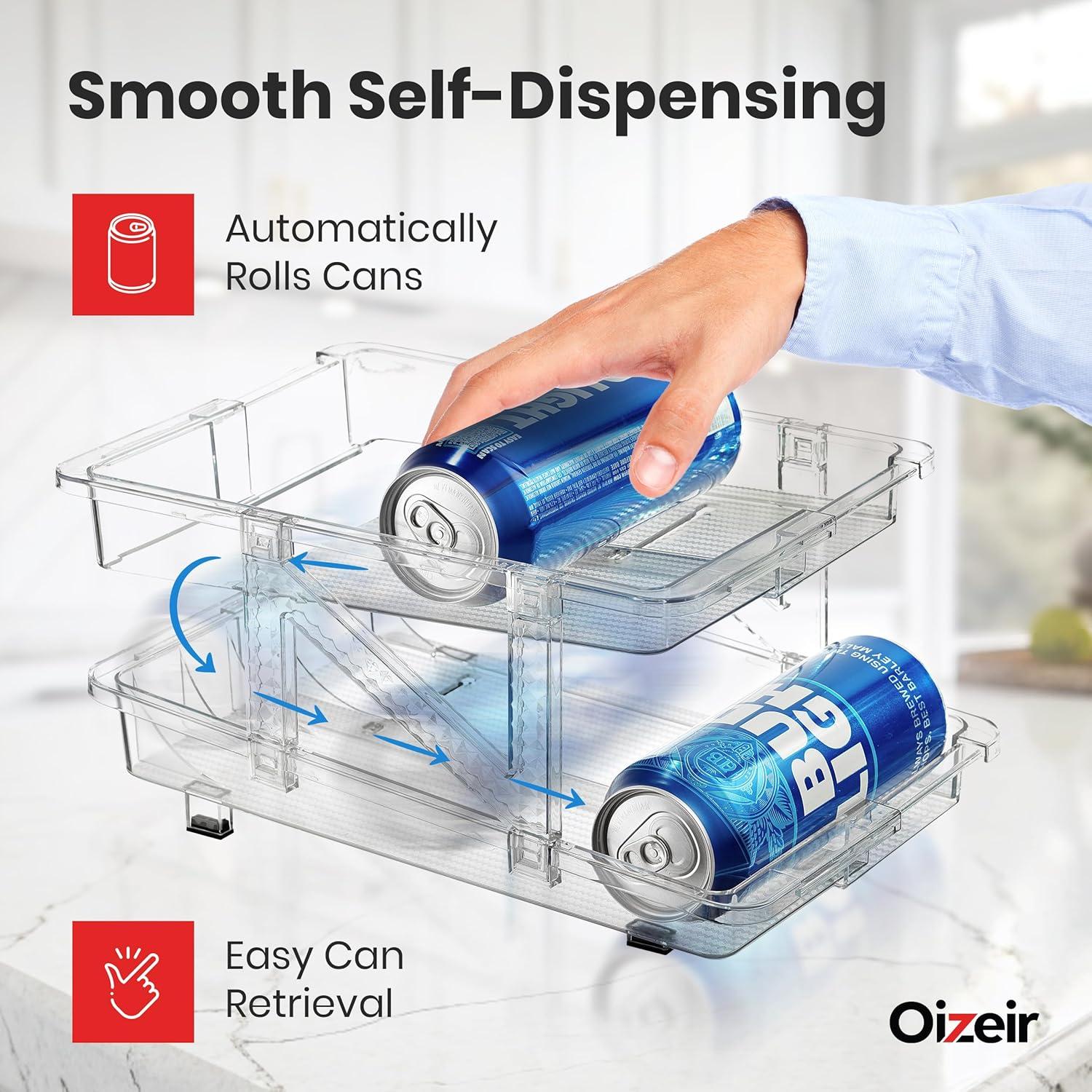 Dispensador de Latas Expandible Oizeir - Paquete de 2