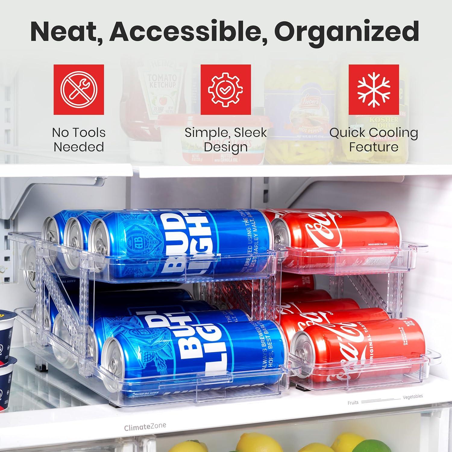 Dispensador de Latas Expandible Oizeir - Paquete de 2