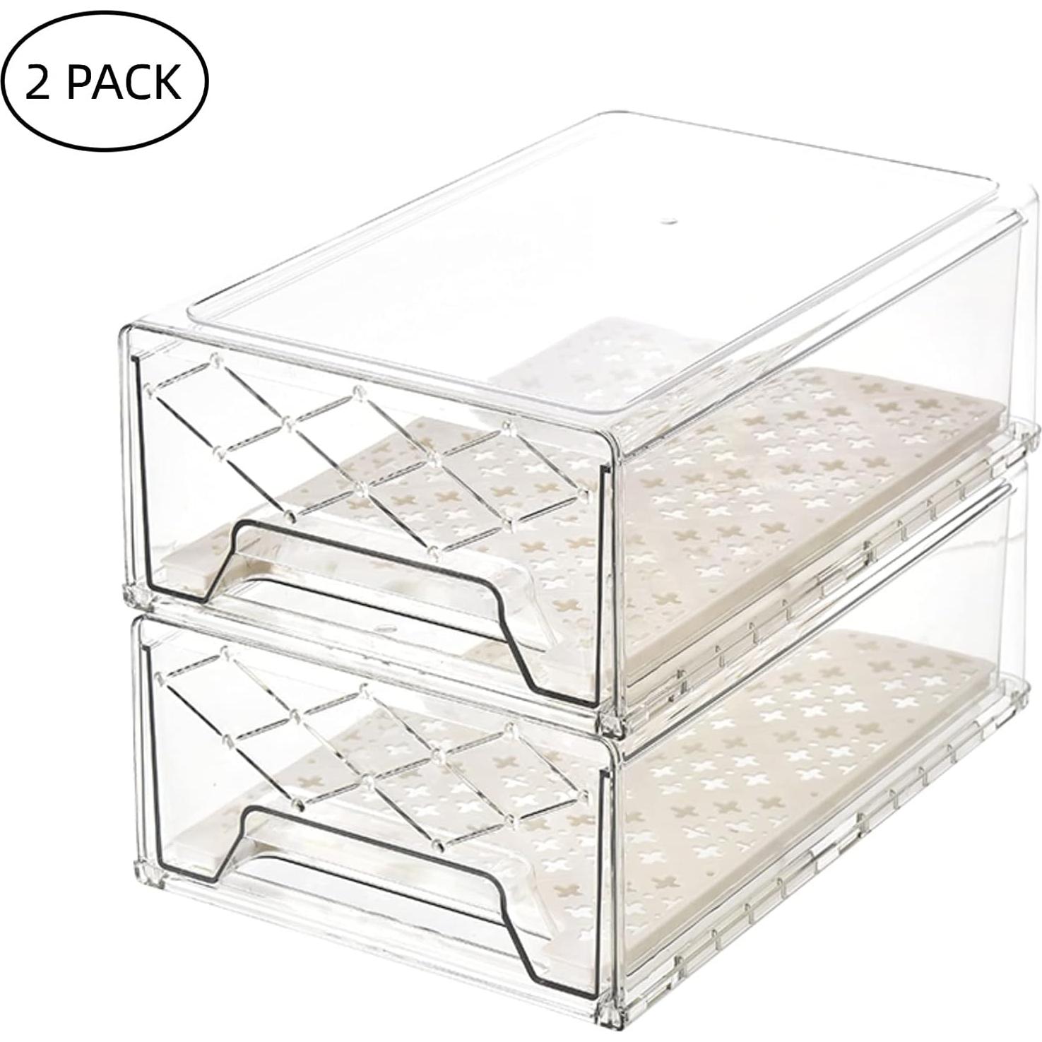 Contenedores Organizadores Apilables 2 Pack 32x20.5x11.3cm