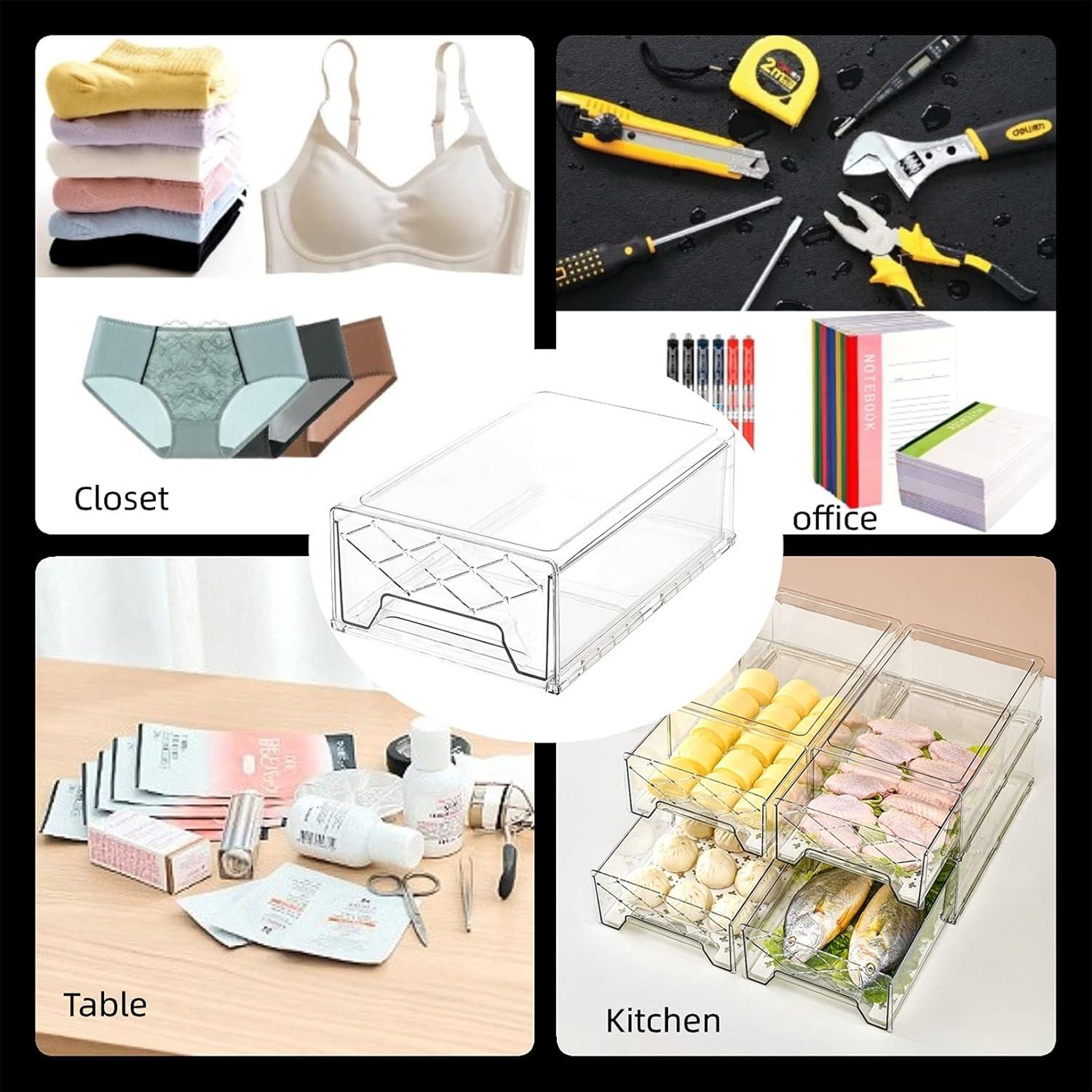 Contenedores Organizadores Apilables 2 Pack 32x20.5x11.3cm