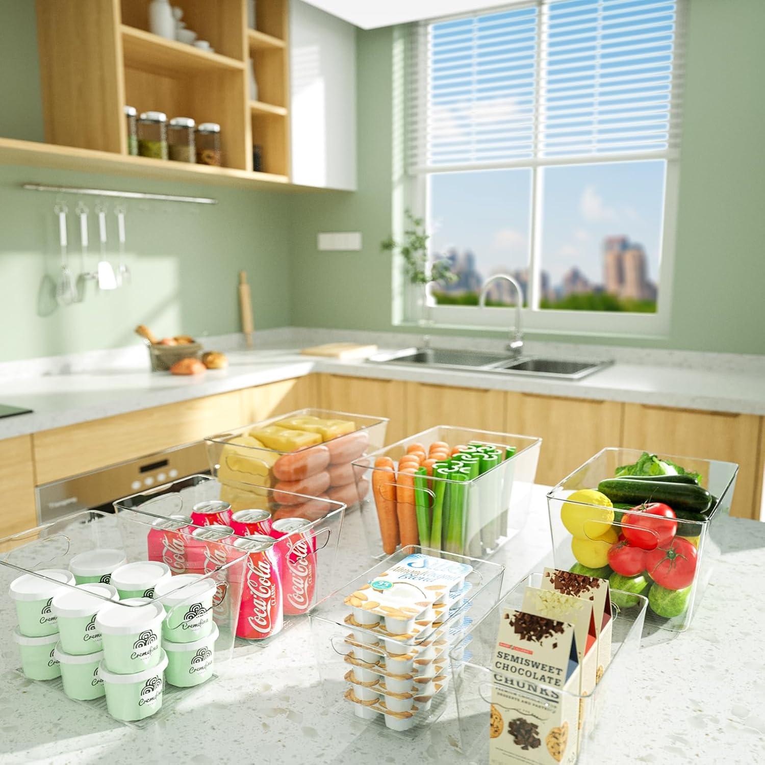 BALEINE Bins de Almacenamiento Plástico 6PK 27,94x19,05x15,24cm