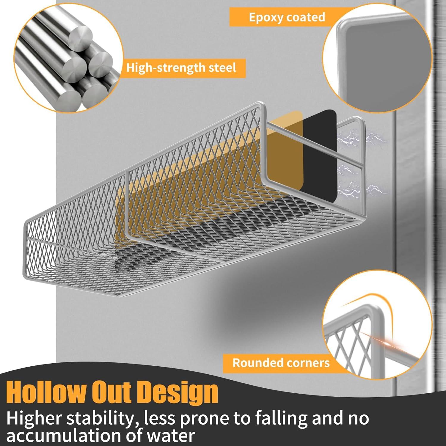 Estante Magnético de Cocina DTUQYX 7 Piezas Gris