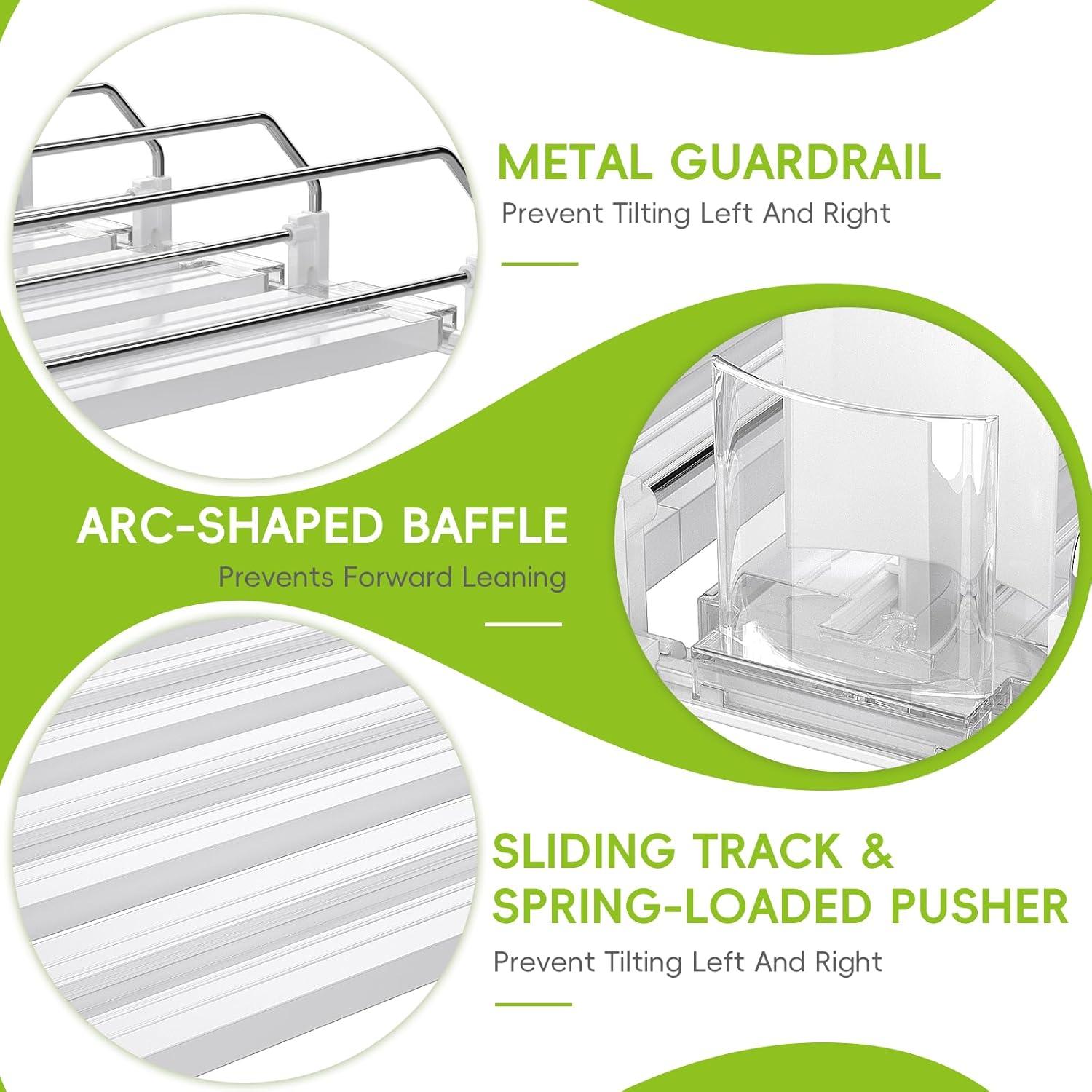 Dispensador de Latas de Soda Feverdes 6 Filas Blanco Ajustable