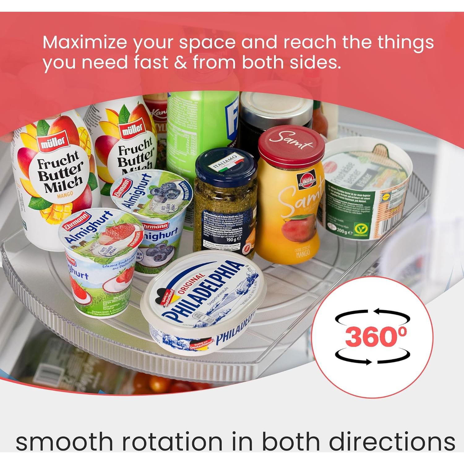 Lazy Susan Rectangular Wyliepop 41.4x27.9 cm con Esponja