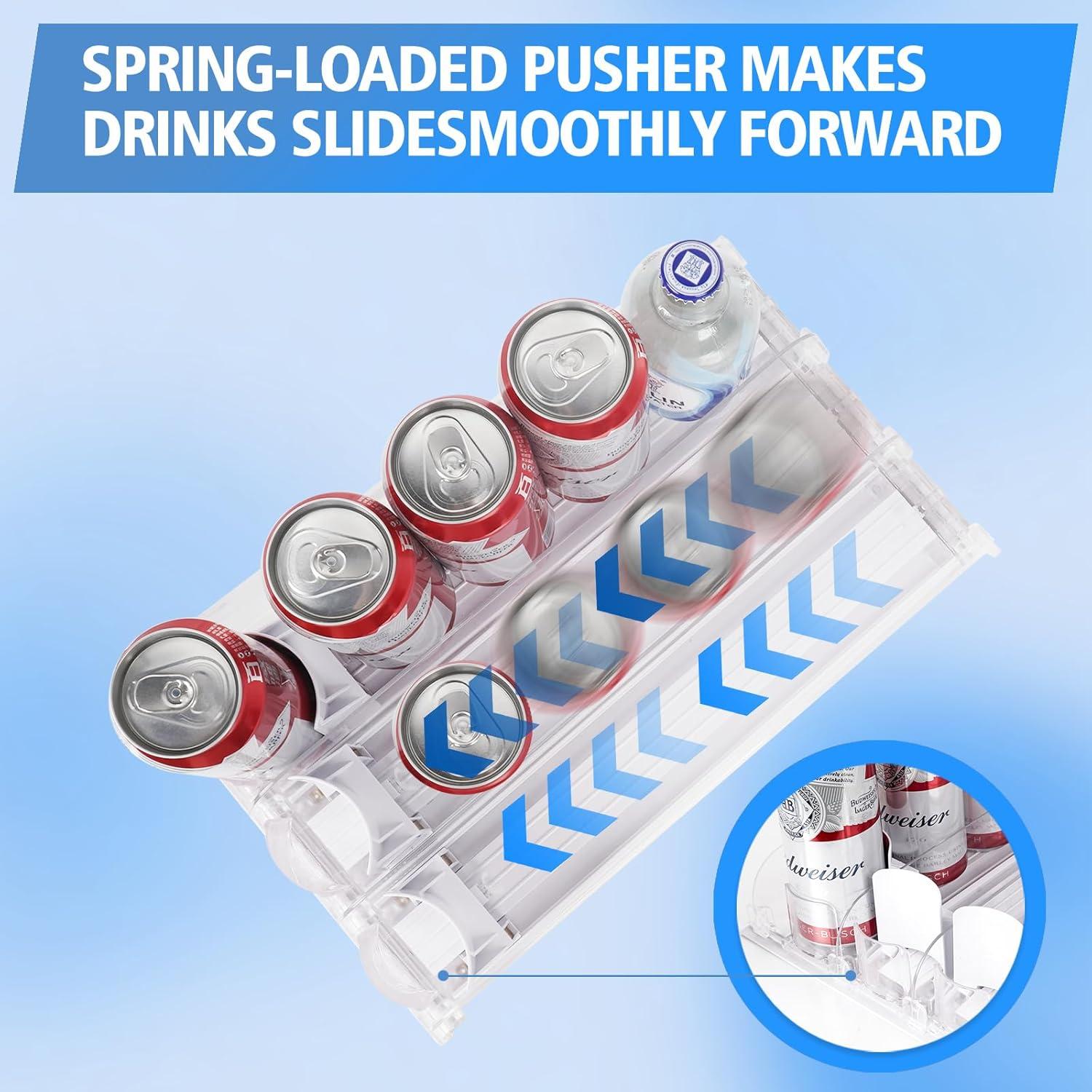 Organizador de Bebidas SOLY para Nevera 4 Filas 1,17 kg