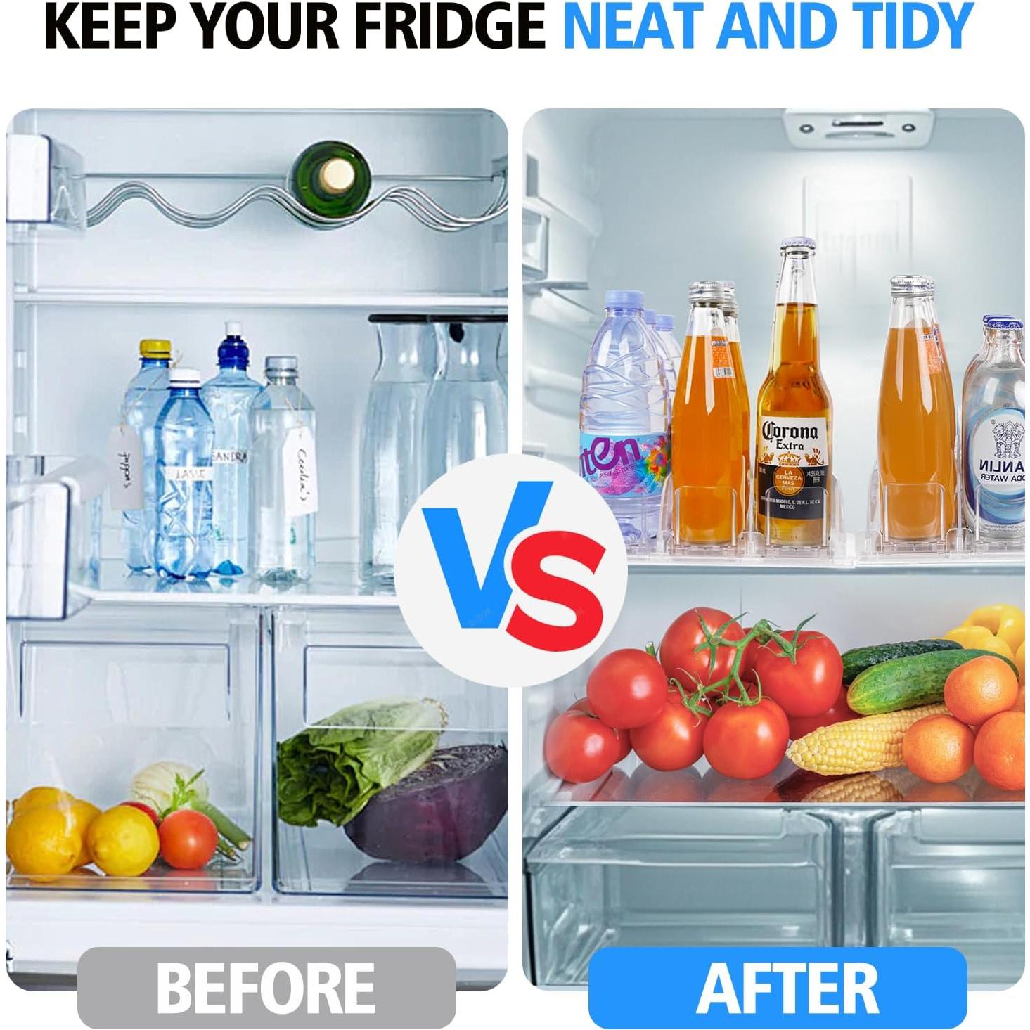 Organizador de Bebidas SOLY para Nevera 4 Filas 1,17 kg