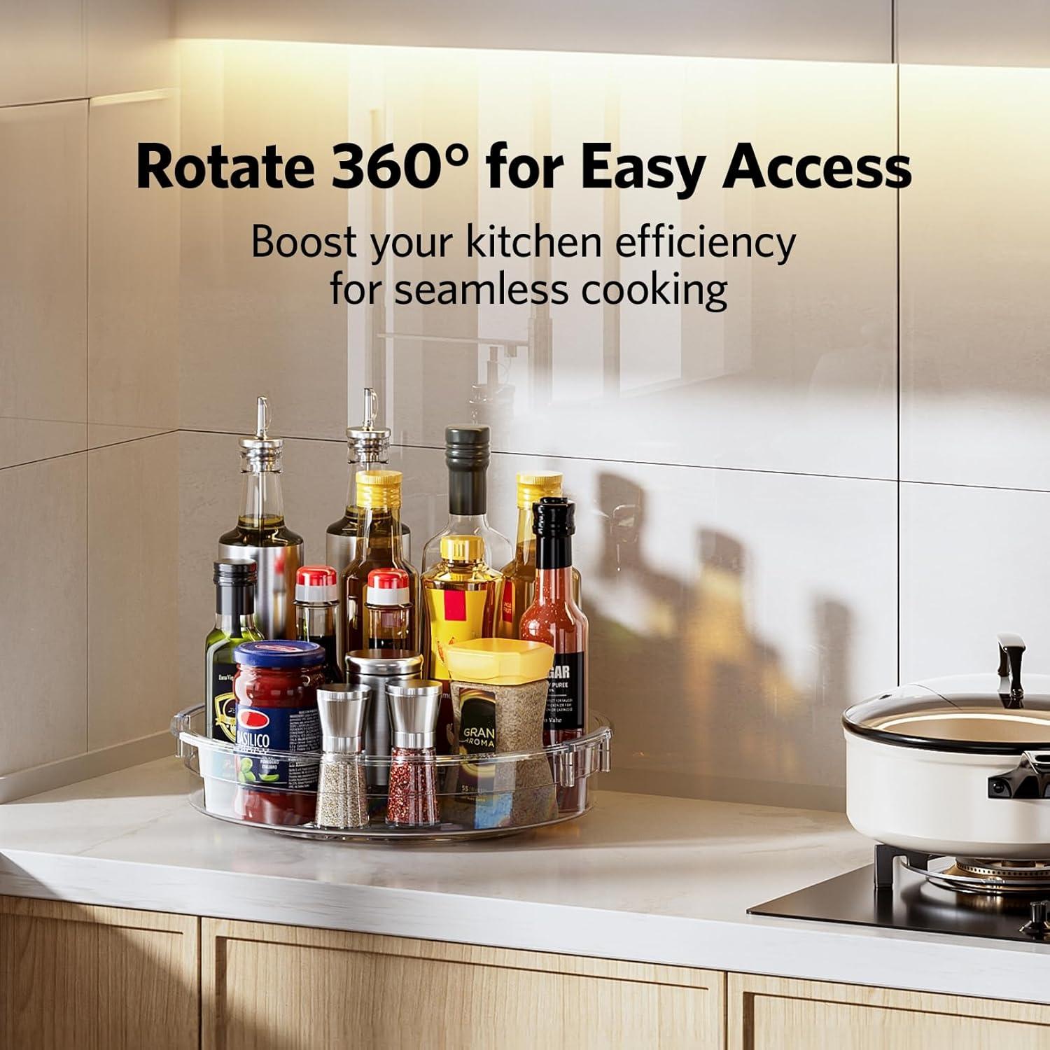 Organizador Giratorio LAMU 4 Piezas 30.48 cm y 26.92 cm