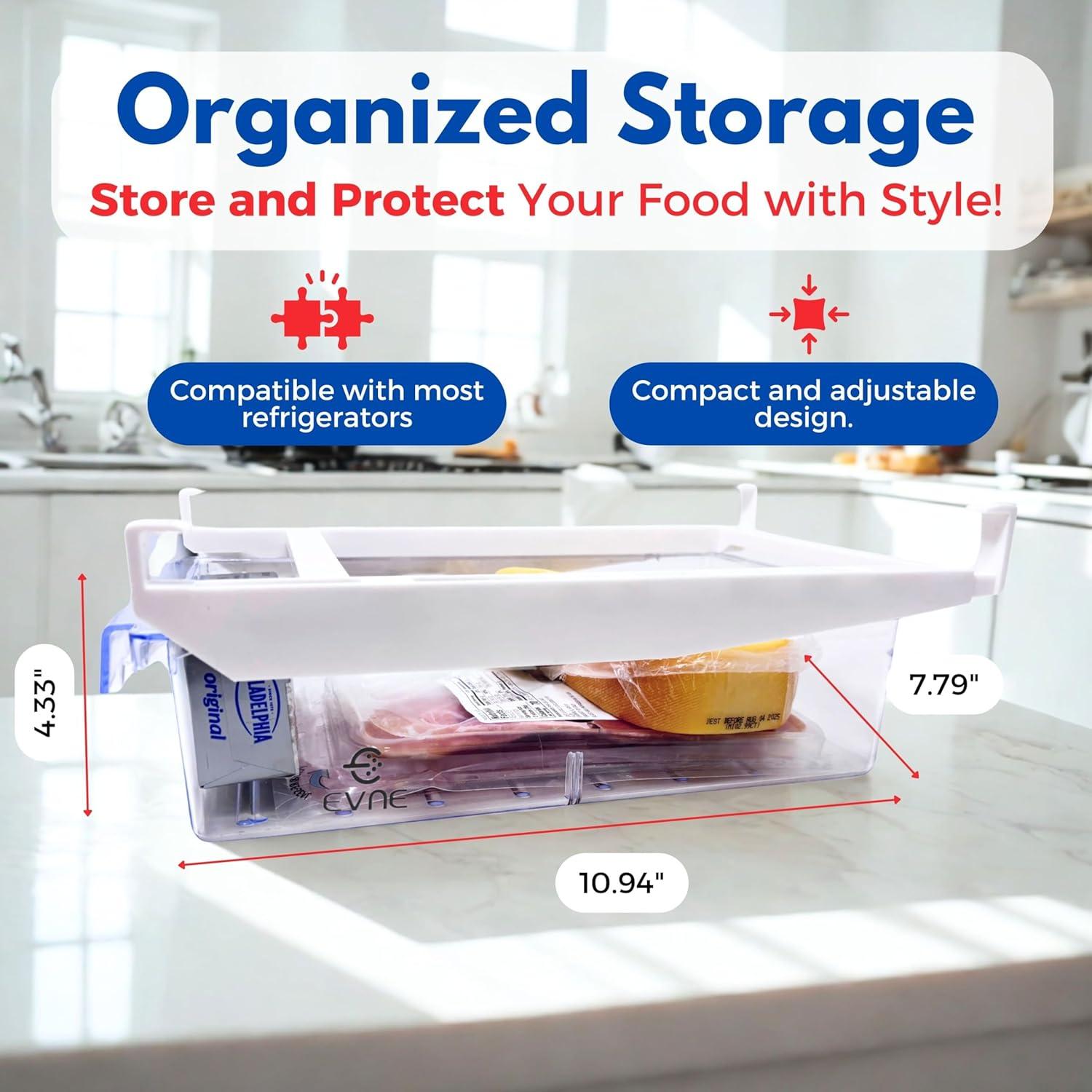 Organizador de Refrigerador EVNE Cajón Bajo Estante 5L