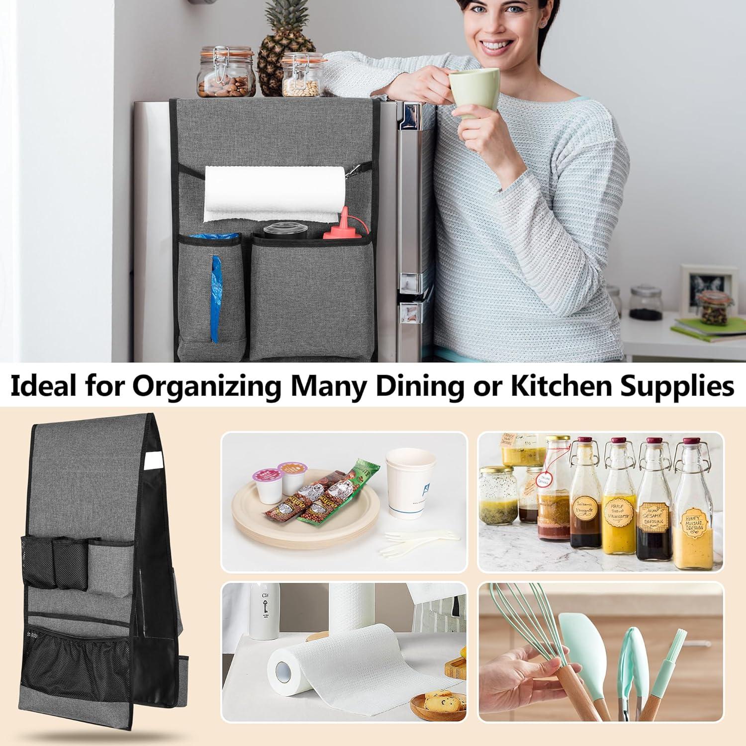 Organizador de Mini Nevera Rexmica Gris 149,86x30,48 cm