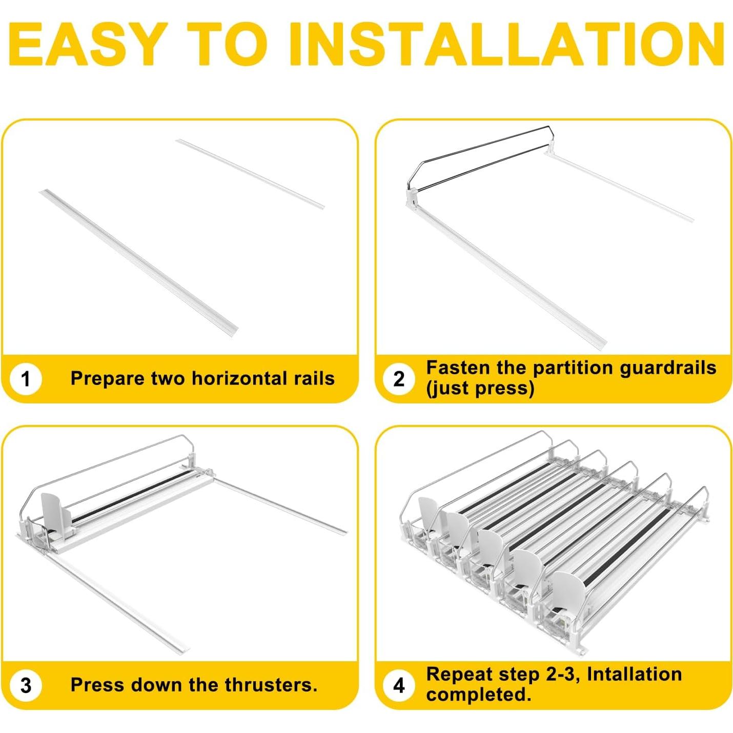 Organizador de Latas de Refresco GLGN Ajustable 38x42cm