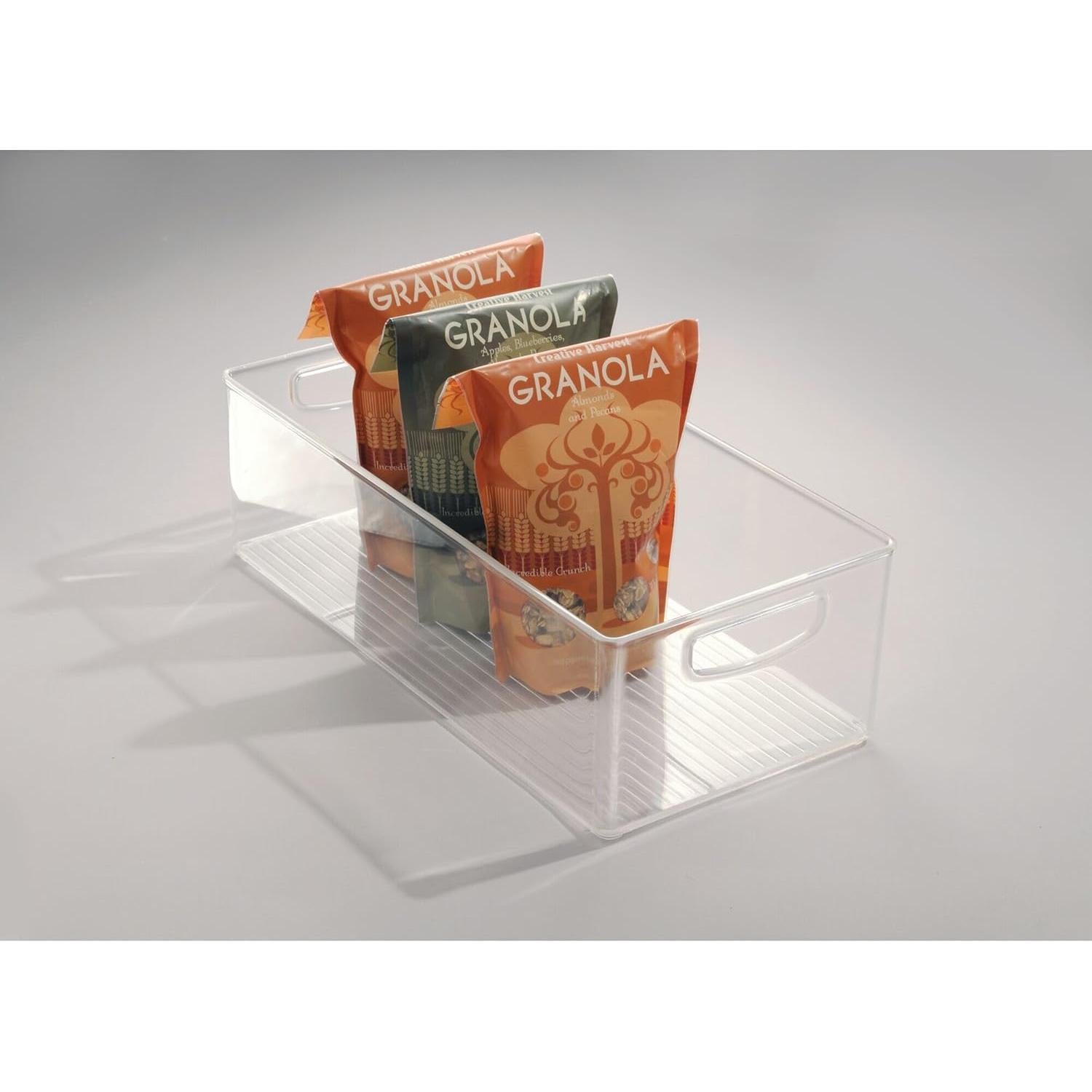 Set de 4 Bins de Almacenamiento Apilables iDesign 40x20 cm