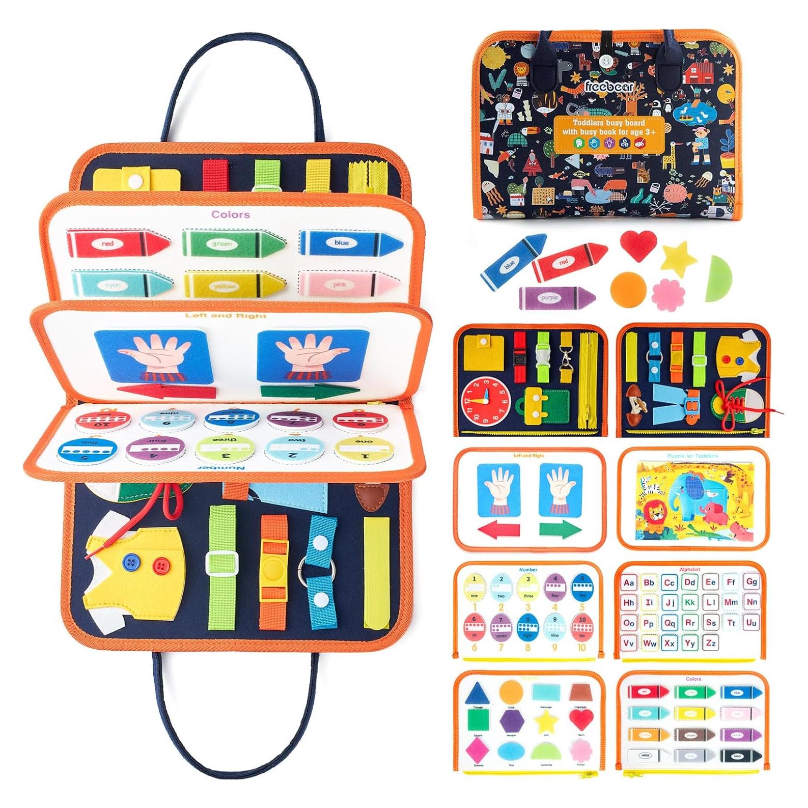 Tablero Ocupado Freebear Clásico Juguete Educativo Azul