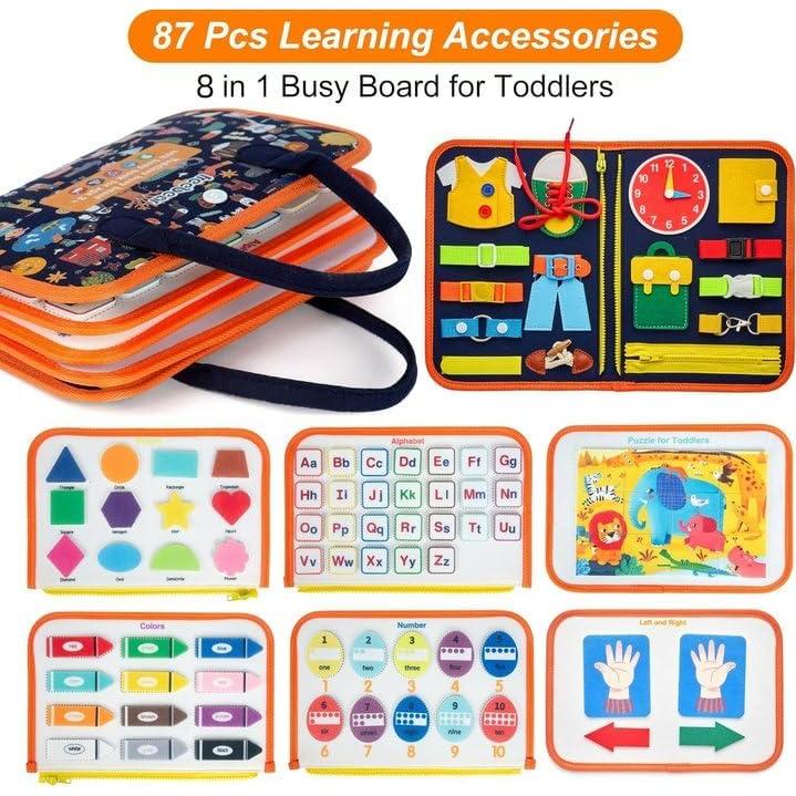 Tablero Ocupado Freebear Clásico Juguete Educativo Azul