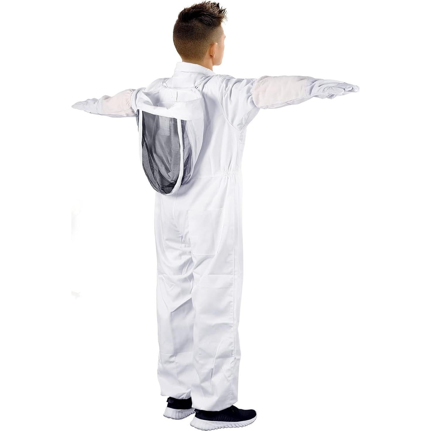 Traje de Apicultor ECKXCH XL con Guantes y Capucha Ventilada