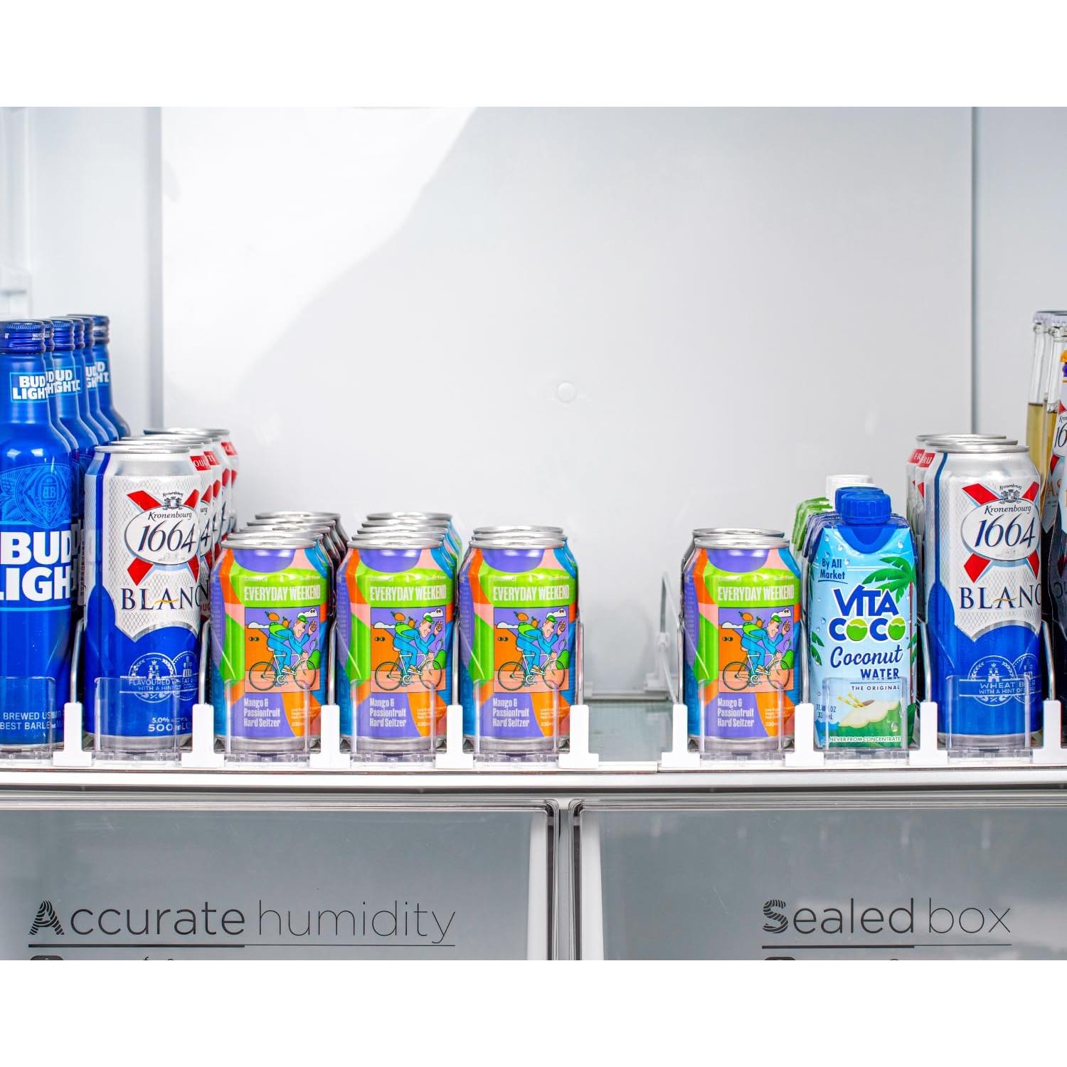 Organizador de Bebidas RULA para Nevera - 5 Filas, 25 Latas