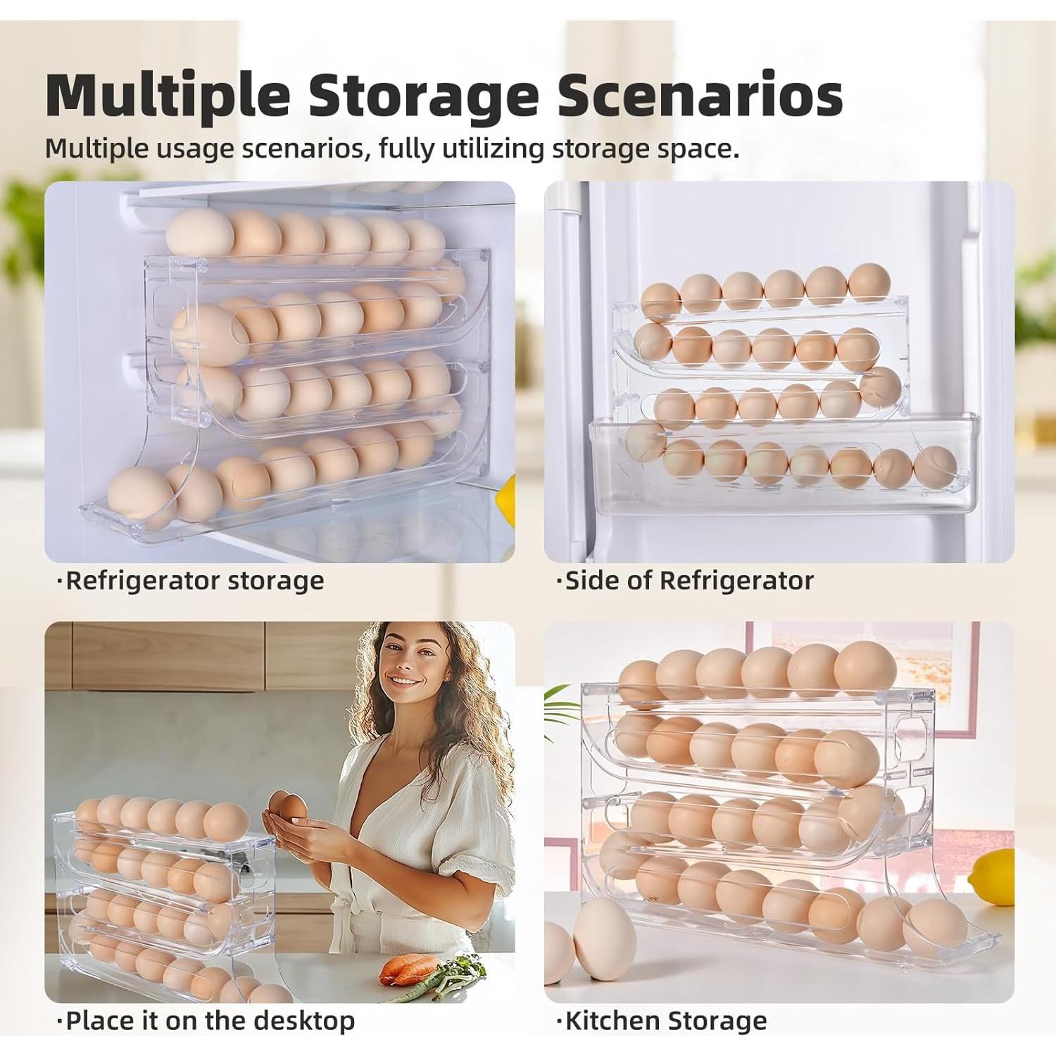 Organizador de Huevos Automático ERAGIP 30 Huevos Transparente