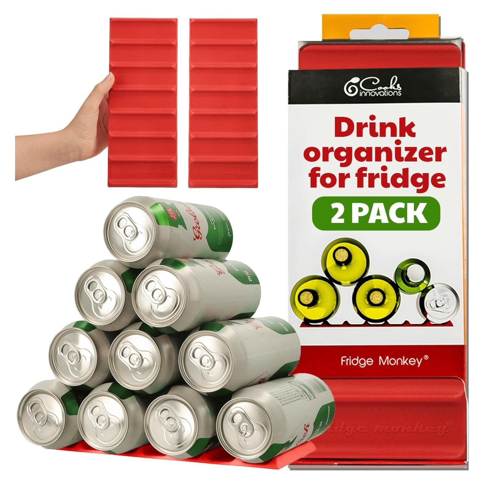 Organizador de Bebidas Cooks Innovations 2-Pack Rojo