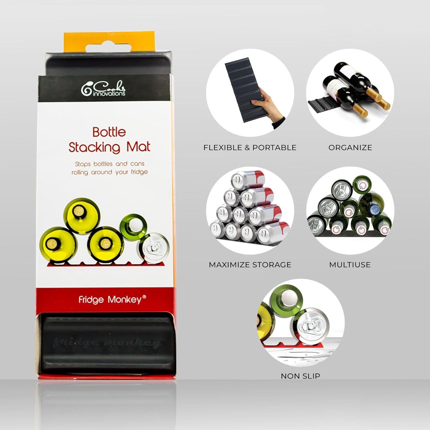 Organizador de Bebidas Cooks Innovations 2-Pack Rojo