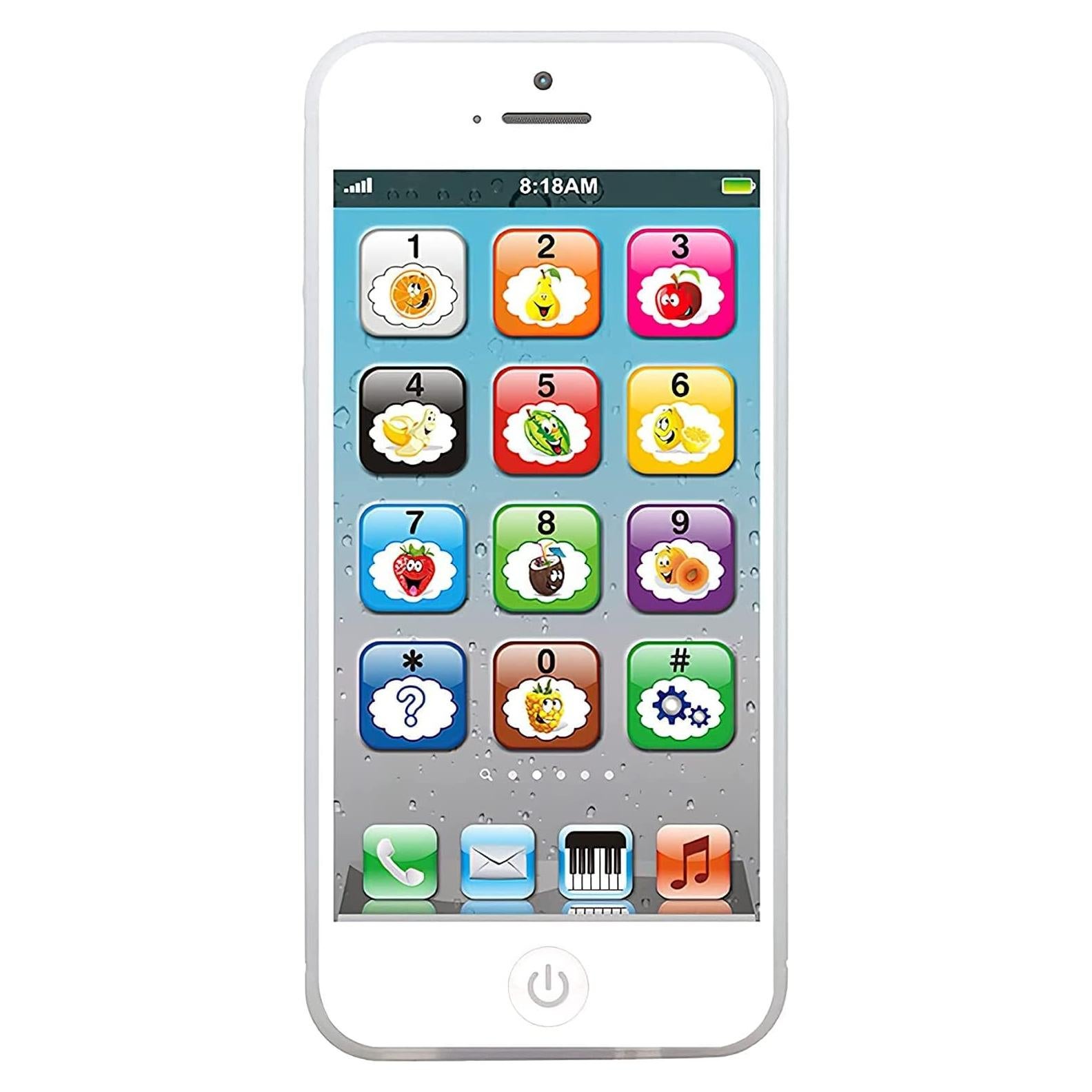 Teléfono Juguete Interactivo Wolmund con 8 Funciones y Luces